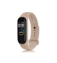 Mey İthalat® Mi Band 4 Klasik Kordon - Pudra