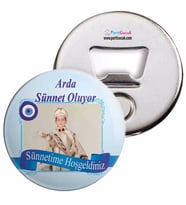 Sünnet Parti Süsü Mavi Nazar Boncuklu Açacaklı Magnet