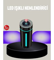 Aromaterapi Özellikli Ultrasonik Hava Nemlendirici LED Atmosfer Işığı