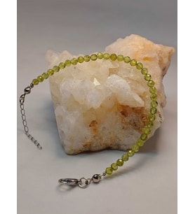 Peridot (Zebercet) Taşı 3.5mm Bileklik (45946)