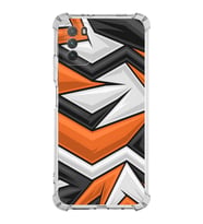 Xiaomi Poco M3 Köşe Korumalı Antişok Kapak Grafiti Tasarımlı Şeffaf Silikon Kılıf