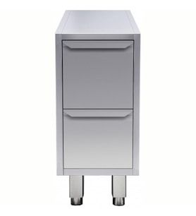 Electrolux Professional 2 Çekmeceli Alt Dolap - 400 Mm - Modular Line TE2C4