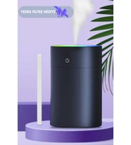 400 ML Ultrasonik Hava Nemlendirici ve Aroma Difüzörü, LED Işıklı