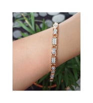 XUPİNG ÇELİK BİLEKLİK XO MARKA ROSE RENK ANTİ ALERJİK KARARMAZ VİP KARARMAZ SERİ 15-19 CM