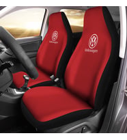 Volkswagen Jetta Araca Özel Oto Koltuk Kılıfı PRO - Kırmızı ( Yeni Tasarım - Yeni Fit Kalıp ) (Siyah)
