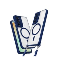 Samsung Galaxy S25 Kılıf Enka Magsafe Silikon Kılıf - Lacivert