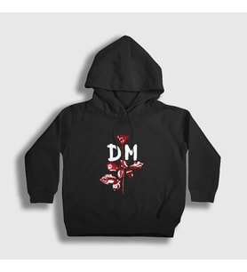 Presmono Unisex Çocuk Siyah Violator Depeche Mode Kapüşonlu Sweatshirt 141387tt