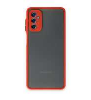 Samsung Galaxy M52 5g Kılıf Montreal Silikon Kapak - Kırmızı
