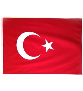 Bayrak Alpaka Kumaş Fabrikasyon Baskı Türk Bayrağı 70x105 cm