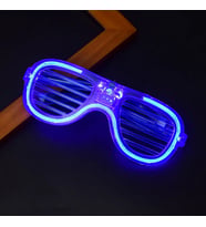 CHRİSTMAS BLUE LED LİGHT PARTY GLASSES MAVİ LED IŞIKLI GÖZLÜK YILBAŞI PARTİ GÖZLÜĞÜ PANJUR GÖZLÜK