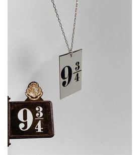 Kişiye Özel 925 Ayar Gümüş Harry Potter 9 3/4 Kolye