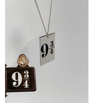 Kişiye Özel 925 Ayar Gümüş Harry Potter 9 3/4 Kolye