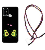 Casper E30 F20 X20 Kılıf Boyun Asklı Rasta Silikon Aşık Avokadolar 1642