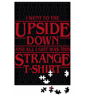 I Went to the Upside Down Stranger Things Puzzle