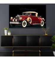 1929 Pierce-Arrow Kanvas Tablo