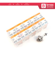 Kısa Uzun Far Sis Lambası için 10 Adet OSRAM ORIGINAL Seri 64193 12V 60/55W H4 Halojen Far Ampulü