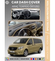 MERCEDES VITO W447 (2014-2023) Torpido Örtüsü Premium Kalite Torpido Koruma Özel Kesim UV Koruma
