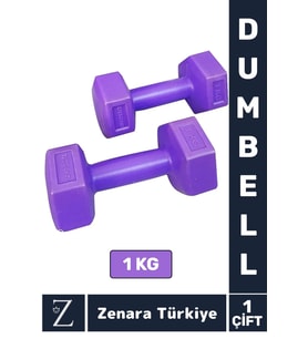 Premium Yüksek Kalite Sert Plastik Egzersiz Pilates Isınma Ev Hafif Ağırlık Antrenman 2X1 Kg Dambıl