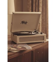 Midex MTX-420WH Nostaljik Bluetooth PRO Pikap Plakçalar Şarjlı 3 Devirli (Beyaz)