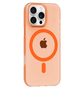 Mey İthalat® iPhone 16 Pro Max PC Blank Magsafe Kapak - Turuncu