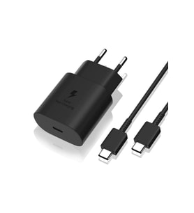 Samsung Type-c 25w Siyah Hızlı Şarj Aleti