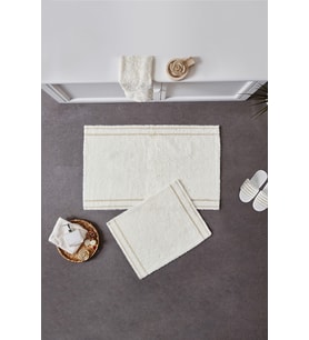 Doquhome Dora Banyo Paspası Krem&Vizon 60x100cm