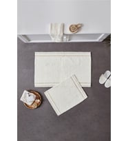 Doquhome Dora Banyo Paspası Krem&Vizon 60x100cm