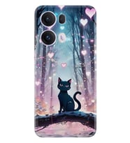 Oppo Reno 13 Pro Kılıf Boutique Baskılı Resimli Love Cats Tree Pcode -050