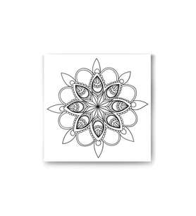 DBSanatevi Mandala Çiçek Tablo 35 X 35cm