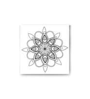 DBSanatevi Mandala Çiçek Tablo 35 X 35cm