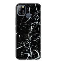 INFINIX Smart 4 5 6 Zero 8 S5 Pro Kılıf Desemli Silikon Black Marble 3 1382