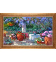 ALTIN ÇERÇEVELİ PASPARTULU TABLO CR1348