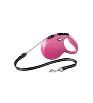 Flexi New Classic Small Otomatik Tasma 5 Mt Şerit Pembe