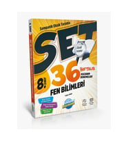 Ünlüler Karması Yayınları 8. Sınıf Fen Bilimleri Sempatik 36 Haftalık Kazanım Denemeleri