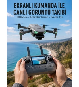 Akıllı Sensörlü Drone Canlı Görüntü Aktarımlı