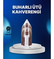 Northcity 2200W Buharlı Ütü Kahverengi - Self Clean, Kireç Önleyici ve Damlatmaz Teknolojisi