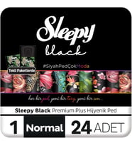 Black Premium Plus Hijyenik Ped Normal 24 Adet Ped