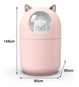 Sevimli Kedi Tasarımlı H2O Nemlendirici