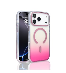 iPhone 17 Pro Max Kılıf M-safe Şarj Özellikli Transparan Renk Geçişli Toros Kılıf