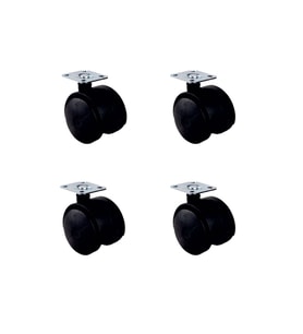 Küçük Plastik Tablalı Teker - 40 MM HKS101 - 4 Adet