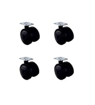 Küçük Plastik Tablalı Teker - 40 MM HKS101 - 4 Adet