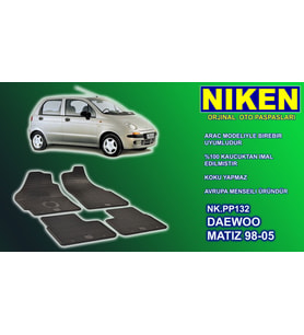 Daewoo Matiz paspas kauçuk oem germany 1998-2005 Arası NİKEN (Siyah)