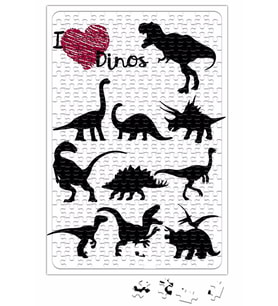 Eu Amo Dinossauros Puzzle 240 Parça Yapboz