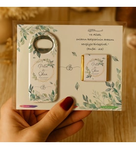 Söz Nişan Kına Nikah Düğün Hatırası Uzun Açacak Magnet