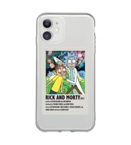 Iphone 11 Uyumlu Rick and Morty Desenli Şeffaf Telefon Kılıfı