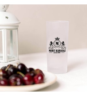 Aslanlı ve Kral Taçlı Rakı Kadehi 2'li Set