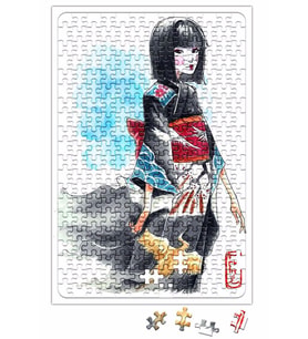 Kokeshi Puzzle 240 Parça Yapboz
