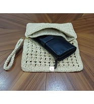 El Yapımı İki Bölmeli Cüzdan Çanta 750,00 TL