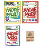 Kurmay 5. Sınıf More and More Test Book KKF ve İngilizce Deneme Sınavları 3lü Set + Telefon Standı