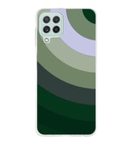 Samsung Galaxy M32  Kapak Renk Cümbüşü Tasarımlı Şeffaf Silikon Kılıf